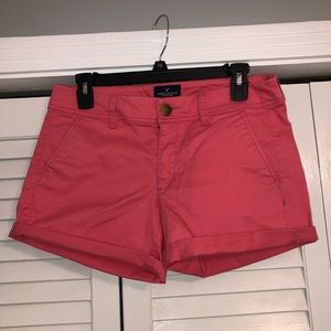 Pink American eagle shorts